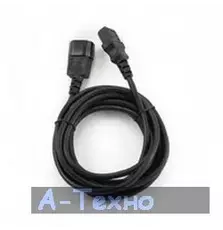 Кабель питания C13 to C14 3m Cablexpert (PC-189-VDE-3M)