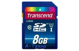 Карта пам'яті Transcend 8Gb SDHC UHS-I 300x (TS8GSDU1) - Фото