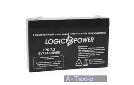 Батарея до ДБЖ LogicPower 6В 7.2 Ач (2571) - Фото