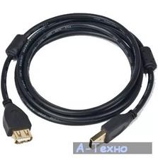 Дата кабель подовжувач USB2.0 AM/AF Cablexpert (CCF-USB2-AMAF-10)