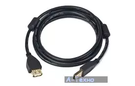 Дата кабель подовжувач USB2.0 AM/AF Cablexpert (CCF-USB2-AMAF-10) - Фото