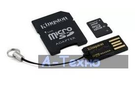 Карта памяти Kingston 32Gb microSDHC Mobility Kit Gen2 class 10 (MBLY10G2/32GB) - Фото
