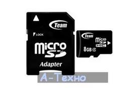 Карта памяти Team 8Gb microSDHC class 4 (TUSDH8GCL403) - Фото