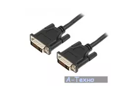 Кабель мультимедийный DVI to DVI 24+1pin, 10.0m Viewcon (VD 104-10м.) - Фото