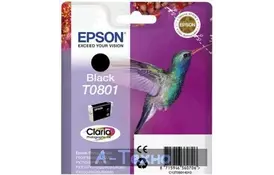 Картридж струменевий EPSON StPhoto P50/PX660/720WD black (C13T08014011) - Фото