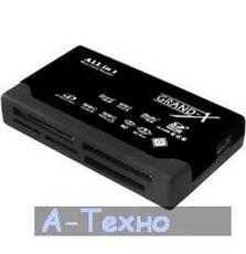Считыватель флеш-карт Grand-X CRX05Black