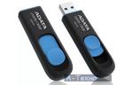 USB флеш накопитель ADATA 16Gb UV128 black-blue USB 3.0 (AUV128-16G-RBE)