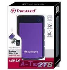 Внешний жесткий диск 2.5" 2TB Transcend (TS2TSJ25H3P)