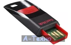 USB флеш накопичувач SANDISK 64GB Cruzer Edge USB 2.0 (SDCZ51-064G-B35) - Фото