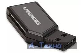 Считыватель флеш-карт Manhattan Card Reader Mini (101677) - Фото