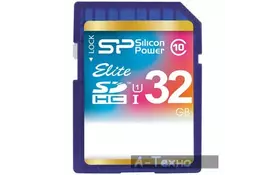 Карта памяти Silicon Power 16Gb SDHC class 10 UHS-I Elite (SP016GBSDHAU1V10) - Фото
