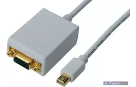 Переходник mini DisplayPort to VGA DIGITUS (AK-340407-001-W) - Фото