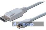 Кабель мультимедийный miniDisplayPort to DisplayPort 3.0m DIGITUS (AK-340102-030-W)