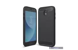 Чехол для моб. телефона для SAMSUNG Galaxy J5 2017 Carbon Fiber (Black) Laudtec (LT-J52017B) - Фото