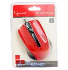 Мышка GEMBIRD MUS-101-R