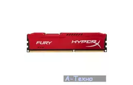 Модуль пам'яті для комп'ютера DDR3 8Gb 1866 MHz HyperX Fury Red Kingston (HX318C10FR/8) - Фото