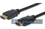 Кабель мультимедийный HDMI to HDMI 3.0m DIGITUS (AK-330114-030-S)
