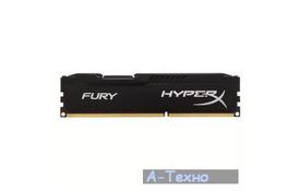 Модуль пам'яті для комп'ютера DDR3 8Gb 1600 MHz HyperX Fury Black Kingston (HX316C10FB/8) - Фото