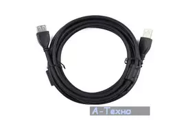 Дата кабель подовжувач USB2.0 AM/AF Cablexpert (CCP-USB2-AMAF-15) - Фото