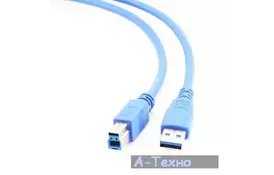 Кабель для принтера USB 3.0 AM/BM 3.0m Cablexpert (CCP-USB3-AMBM-10) - Фото