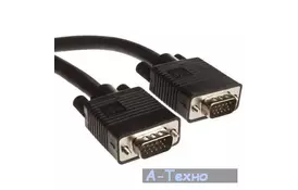 Кабель мультимедийный VGA 20.0m Cablexpert (CC-PPVGA-20M-B) - Фото