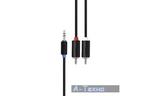 Кабель мультимедийный Jack 3.5mm папа/2RCA папа 1.5m Prolink (PB103-0150)
