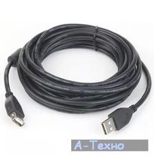 Дата кабель подовжувач USB2.0 AM/AF Cablexpert (CCF-USB2-AMAF-6)