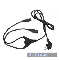 Кабель питания C13 2x 2m Cablexpert (PC-186-ML6)