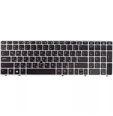 Клавиатура для ноутбука PowerPlant HP ProBook 6560B, EliteBook 8560P черный, черный фрейм 