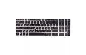 Клавиатура для ноутбука PowerPlant HP ProBook 6560B, EliteBook 8560P черный, черный фрейм  - Фото