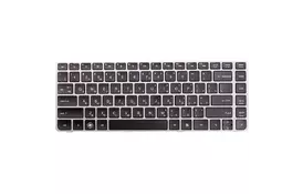 Клавіатура для ноутбука HP ProBook 4330S, 4435S чорний, чорний фрейм - Фото