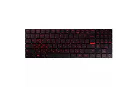Клавиатура для ноутбука LENOVO Legion Y520, R720 черный, подсветка  - Фото