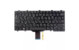 Клавиатура для ноутбука DELL Latitude E5270, E7270 черный, подсветка  - Фото