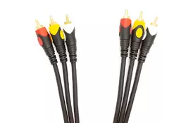 Кабель мультимедийный PowerPlant 3xRCA (M) - 3xRCA (M), 1.5 м - Фото