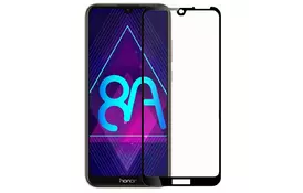 Захисне скло Full screen PowerPlant для Honor 8A / Honor 8A Pro, Black - Фото