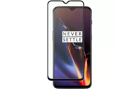 Захисне скло Full screen PowerPlant для OnePlus 6T, Black - Фото
