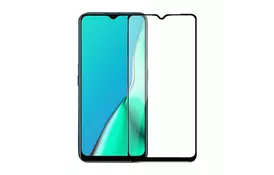 Захисне скло Full screen PowerPlant для OPPO A5 (2020), Black - Фото