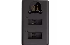 Зарядний пристрій з дисплеєм PowerPlant GoPro SPCC1B для двох акумуляторів - Фото