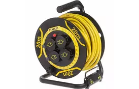 Мережевий подовжувач Stanley котушка 20 м (SXECCL27ARE) - Фото