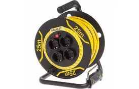 Мережевий подовжувач Stanley котушка 25 м (SXECCL26BSE) - Фото