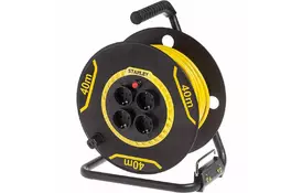 Мережевий подовжувач Stanley котушка 40 м (SXECCL26BVE) - Фото