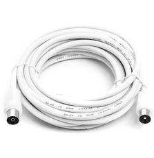 Кабель мультимедийный PowerPlant AV 75 Ом, 5 м, белый