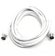 Кабель мультимедийный PowerPlant AV 75 Ом, 3 м, белый 