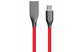 Дата кабель USB 2.0 AM to Micro 5P 2.0m red PowerPlant (CA911370) - Фото