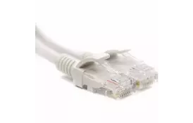 Патч-корд 10м, UTP, cat.5e, CU, white PowerPlant (CA911653) - Фото