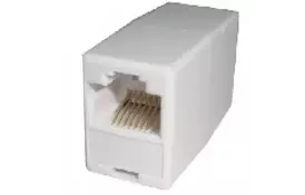 Сращиватель 1+1 RJ45 UTP 5e, Grey Merlion (06183) - Фото