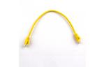Патч-корд 0.3м, UTP, cat.5e, CCA, yellow Ritar (PCR-CCA/0.3Y)