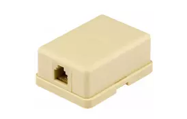 Розетка RJ12x1 UTP, 6P4C Ritar (06298) - Фото