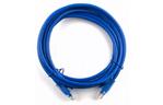 Патч-корд 1м, UTP, cat.5e, CCA, blue Ritar (PCR-CCA/1Be)
