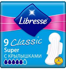 Гигиенические прокладки Libresse Classic Ultra Clip Super Drai 9 шт (7322540082265)